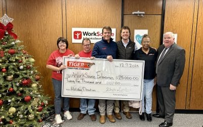 Tiger Fuel Company Makes $25,000 Holiday Donation to WorkSource; Supports the Enablement of Individuals with Vocational Disabilities to Achieve Full Participation In Our Communities